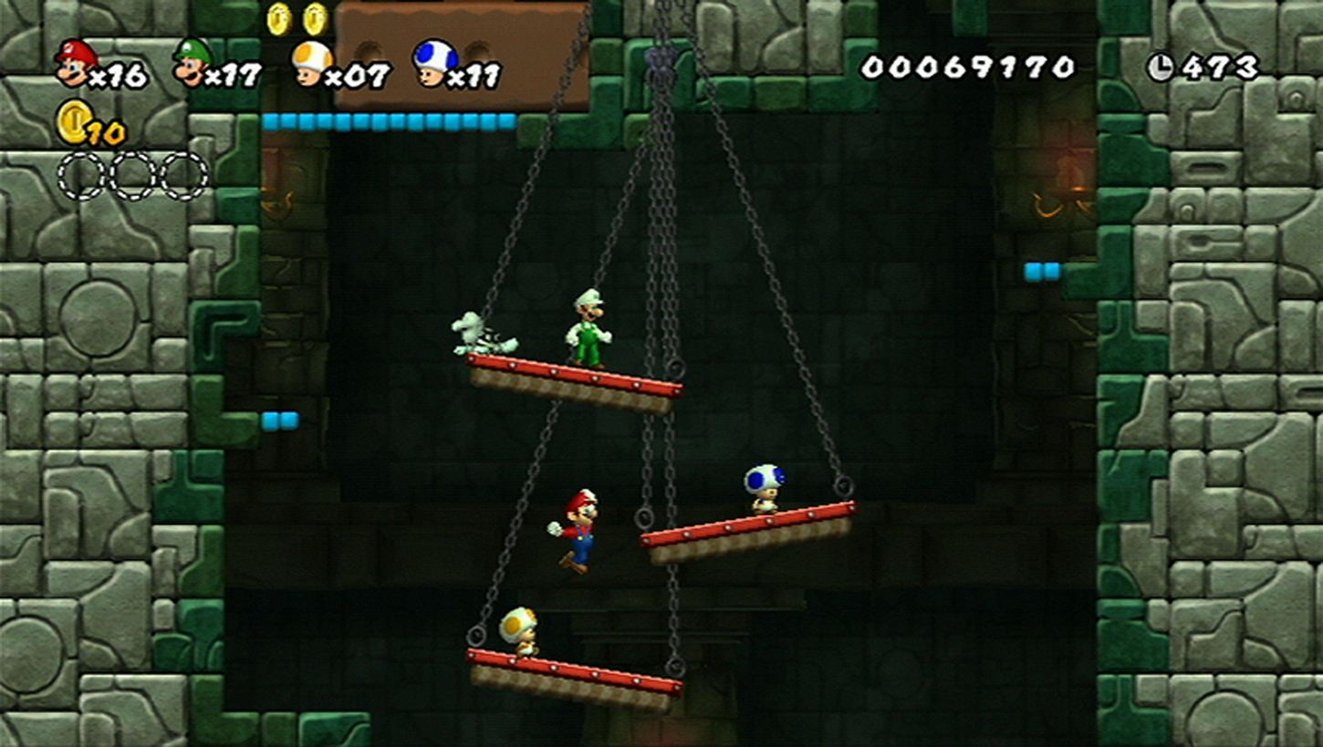 Evaluación: New Super Mario Bros. Wii es sentimental y caótico